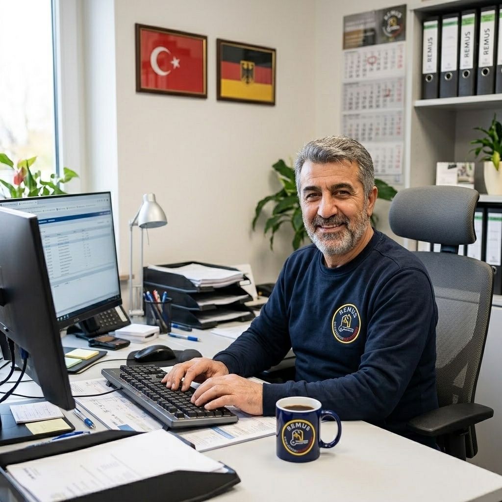 Inhaber Mirac Koc im Büro